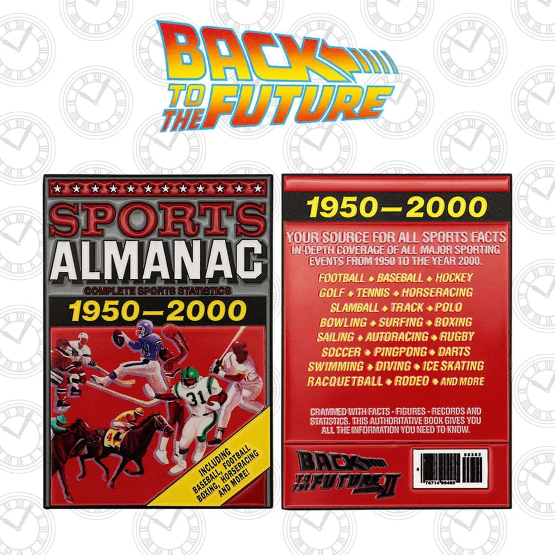 Back to the Future Limited Edition Sport Almanac Ingot