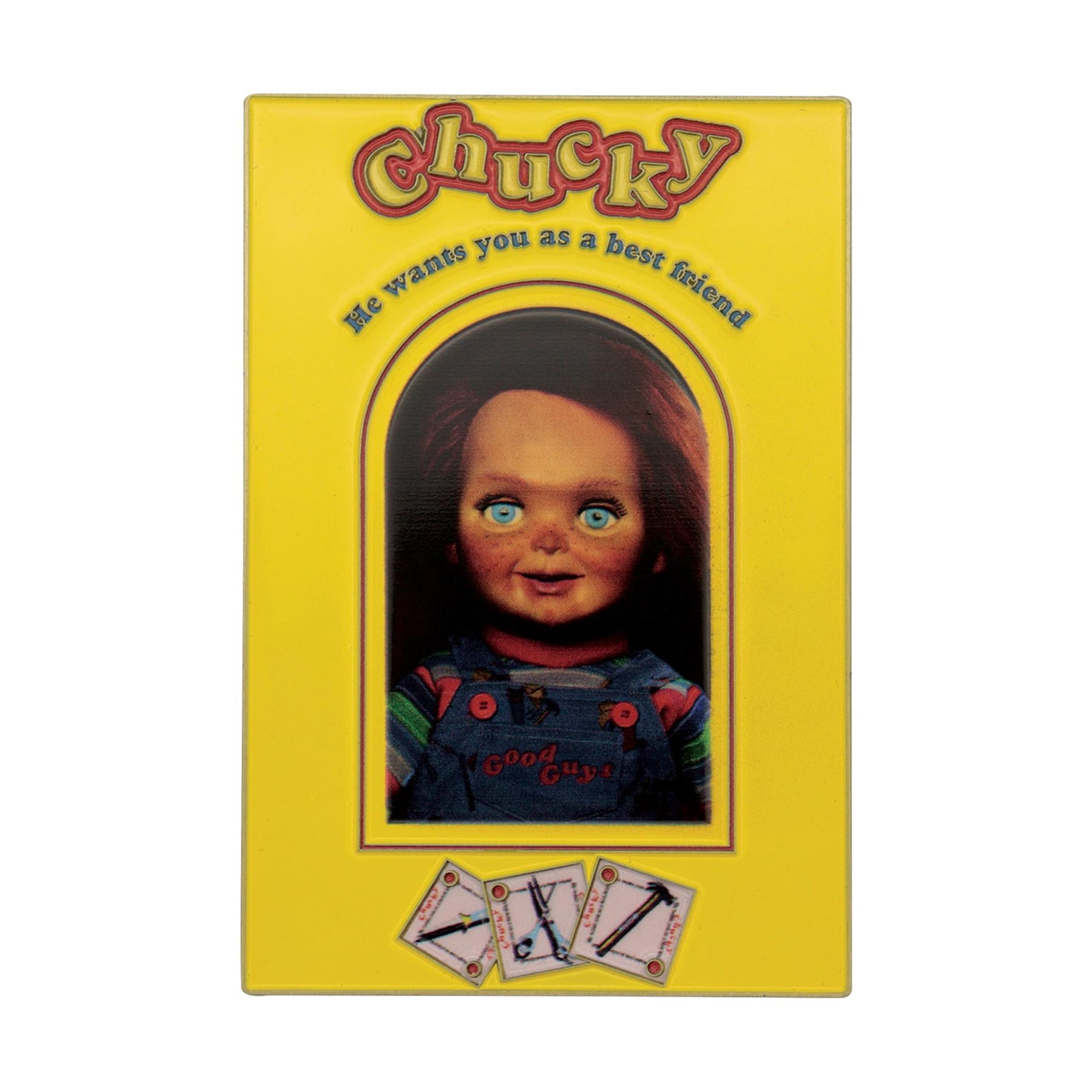 Child's Play Chucky Limited Edition Ingot and Spell Card