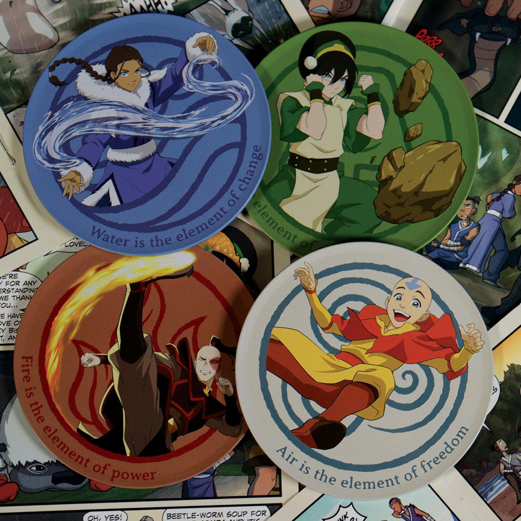 Avatar: The Last Airbender Metal Coaster Set of 4