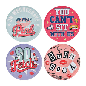 Mean Girls Set of Four Metal Coasters