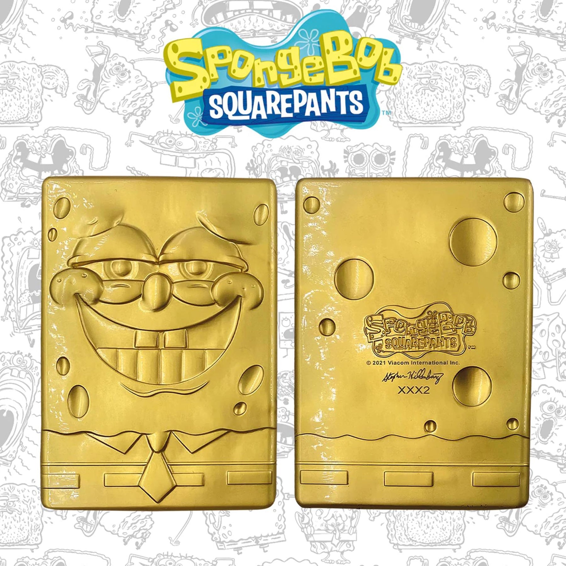 SpongeBob SquarePants Limited Edition 24k Gold Plated Ingot