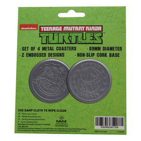 Teenage Mutant Ninja Turtles Embossed Metal Coasters | Set of 4