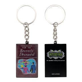 Beetlejuice Handbook of the Recently Deceased Keyring