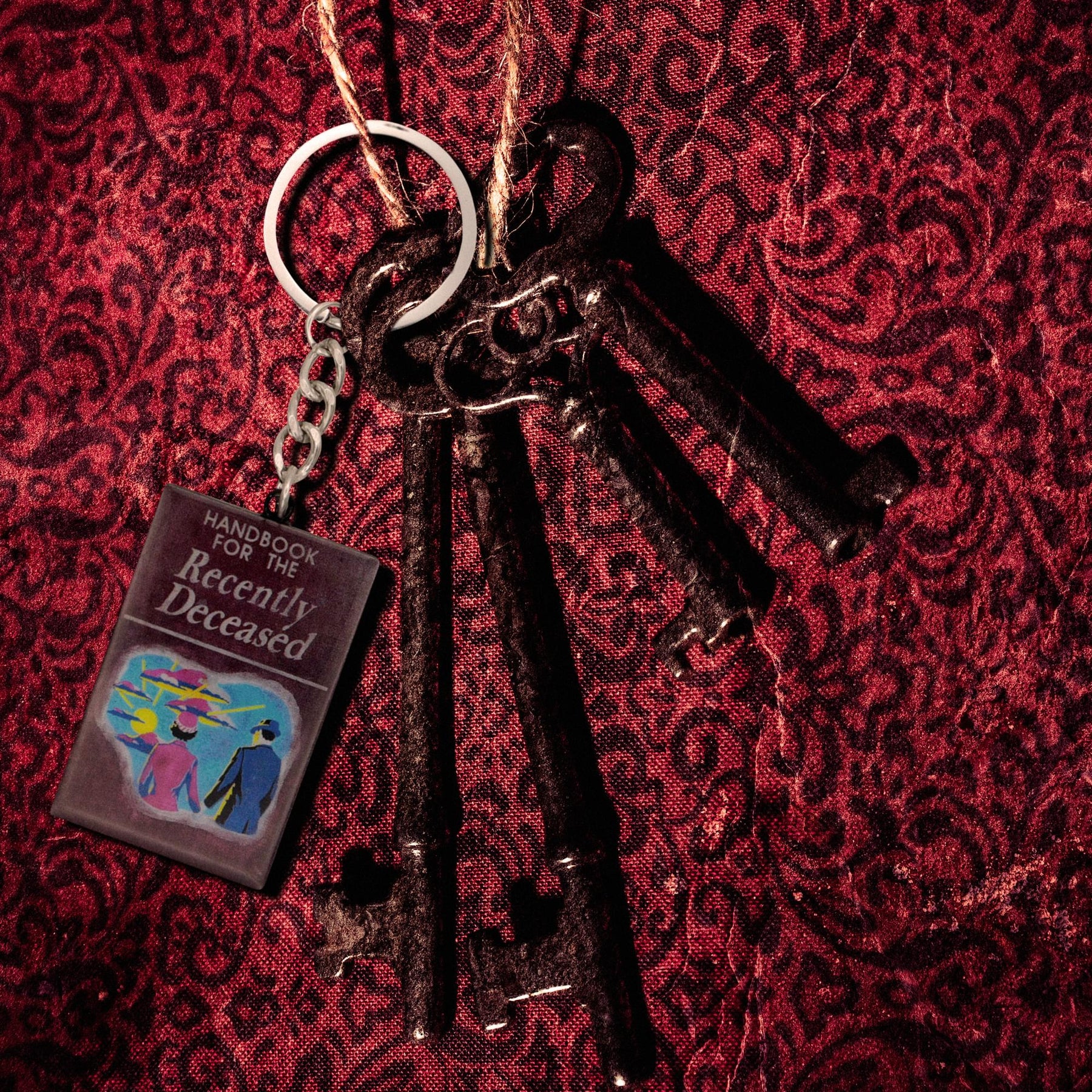 Beetlejuice Handbook of the Recently Deceased Keyring