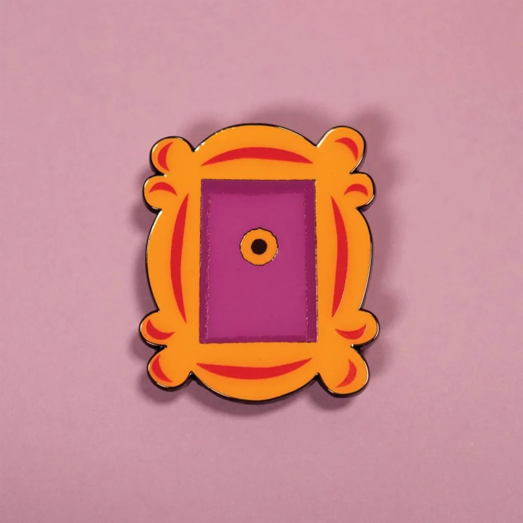 Friends Peephole Frame Limited Edition Pin Badge