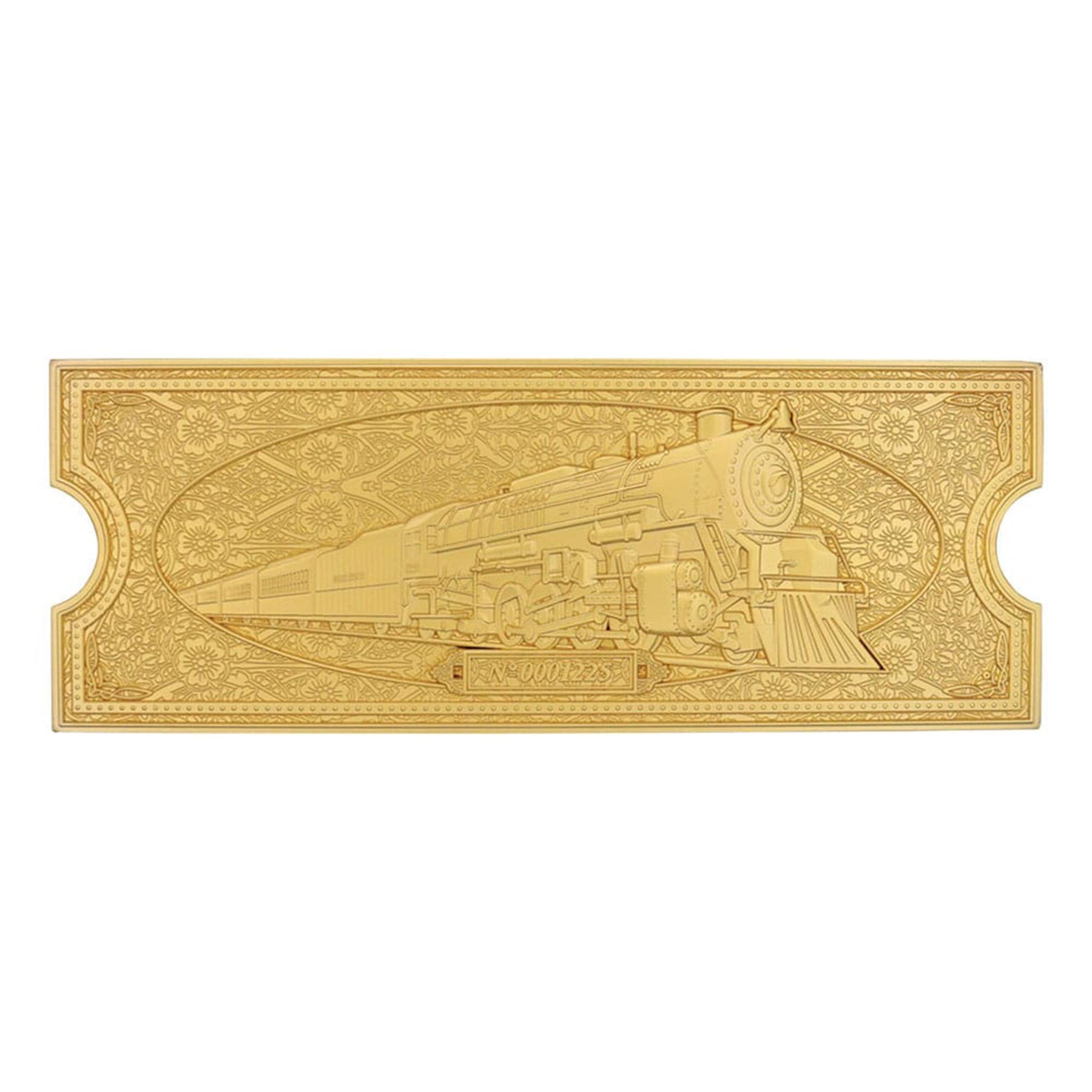 The Polar Express 24k Gold Plated Train Ticket