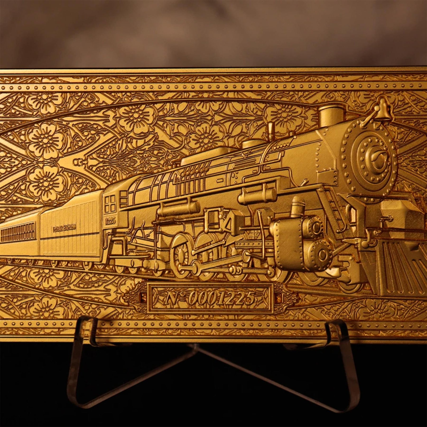 The Polar Express 24k Gold Plated Train Ticket