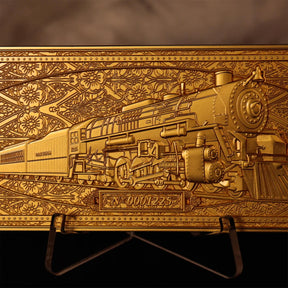 The Polar Express 24k Gold Plated Train Ticket