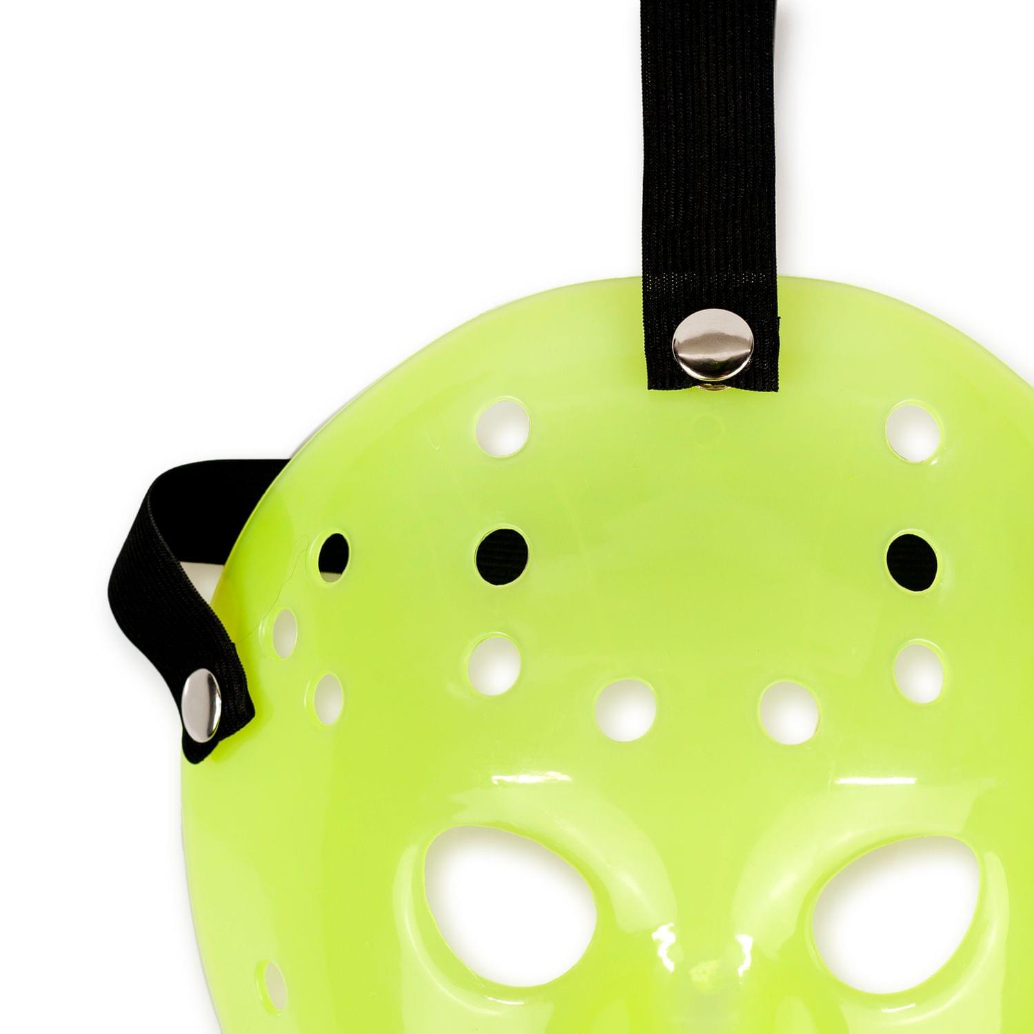 Jason Hockey Mask | Glow-In-The-Dark Friday The 13th Mask | Sized for Adults