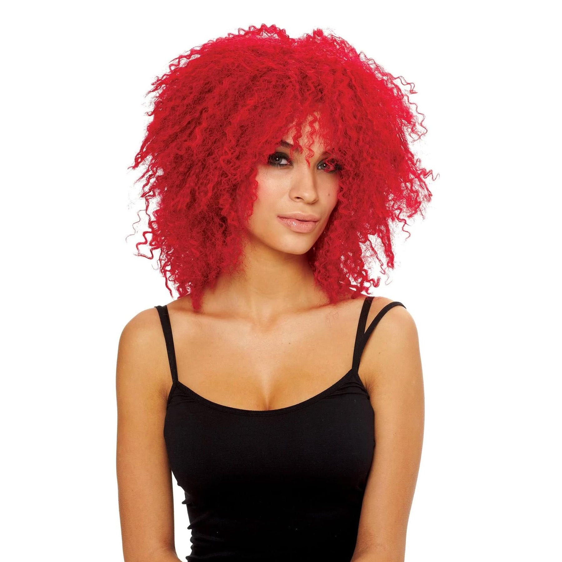 Coolness Women's Costume Wig - Neon Red