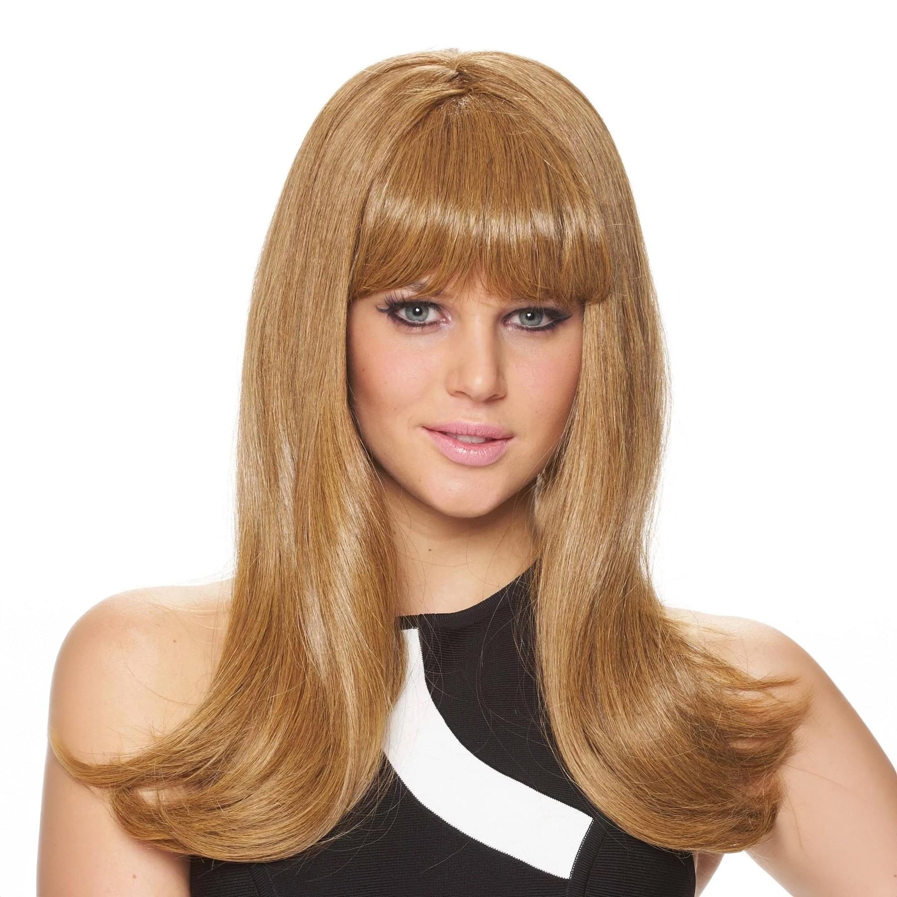 Mod Fashion Women's Costume Wig - Honey Blonde