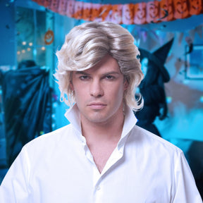 80's Icon Men's Costume Wig - Blonde