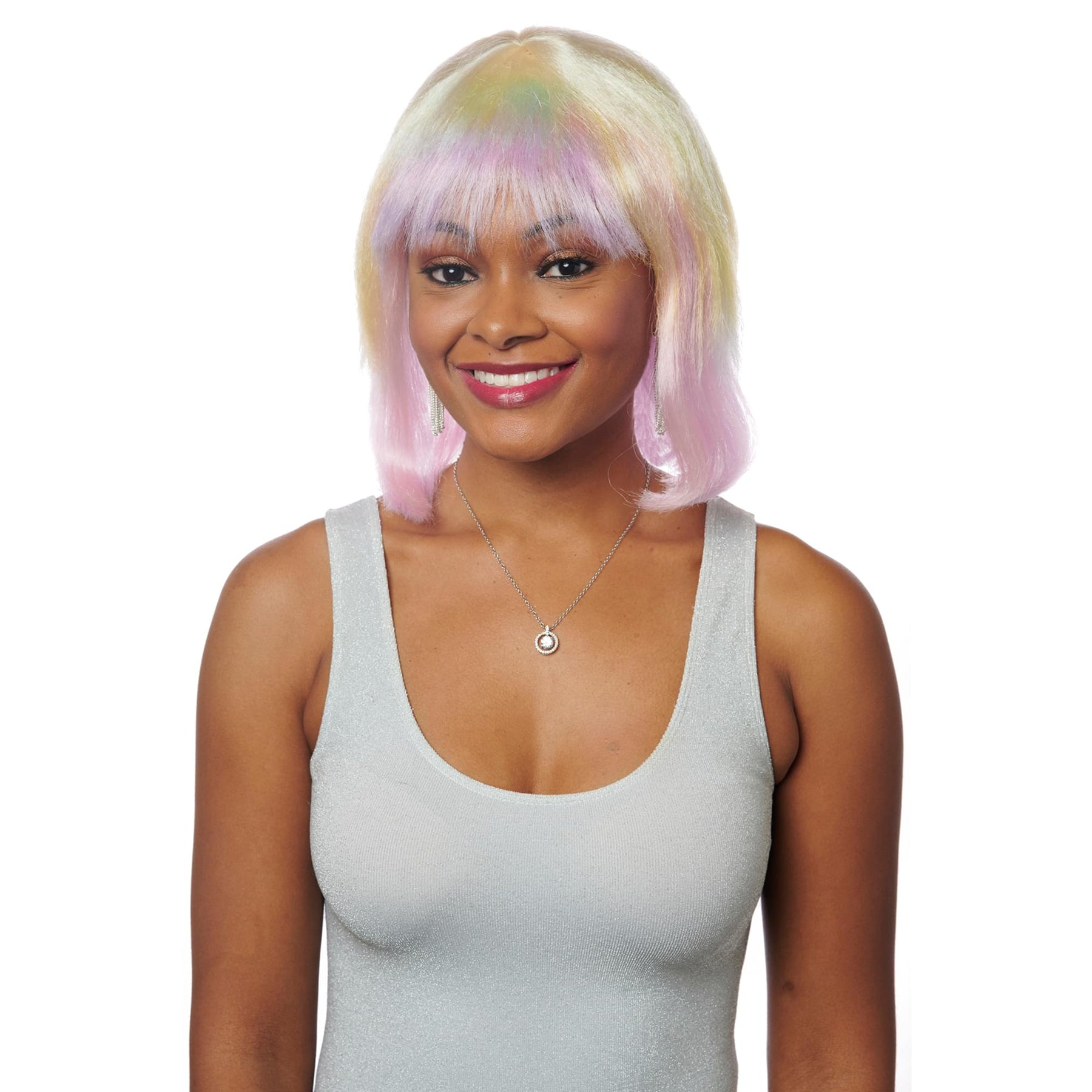 Opal Iridescent Adult Costume Wig