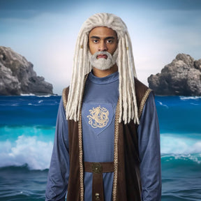 Lord of the Sea Adult Costume Moustache and Beard Set