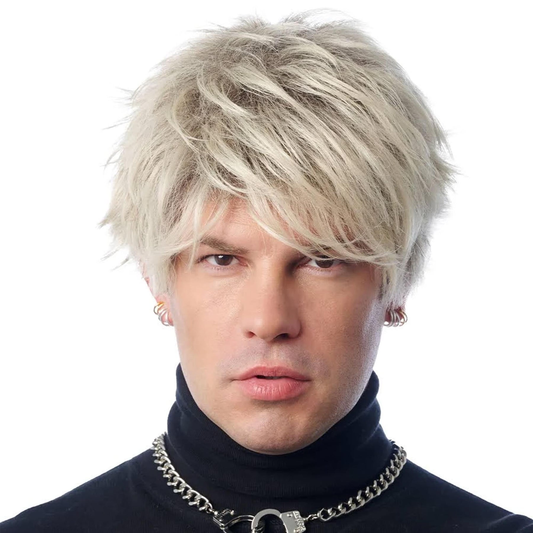 Rap Rocker Adult Blonde Costume Wig