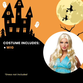 Goddess Adult Blonde Costume Wig