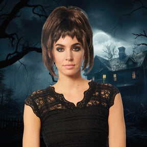 Lydia Dark Brown Adult Costume Wig