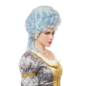 Marie Antoinette Powder Blue Adult Costume Wig