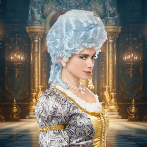 Marie Antoinette Powder Blue Adult Costume Wig