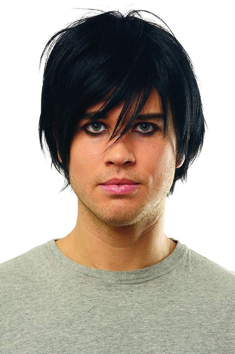 Emo Men's Costume Wig - Black