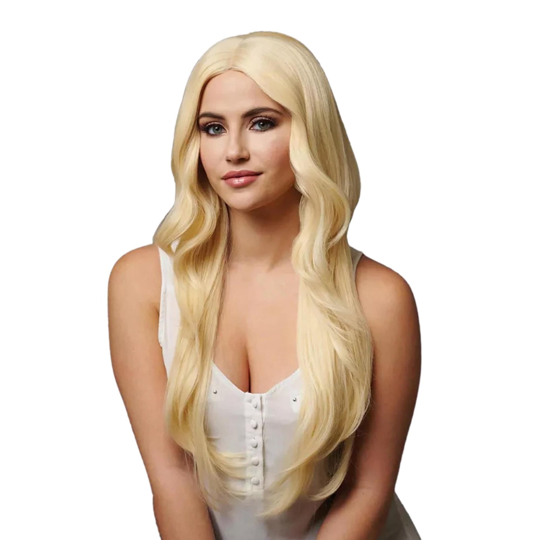 Summer Berry Adult Blonde Costume Wig