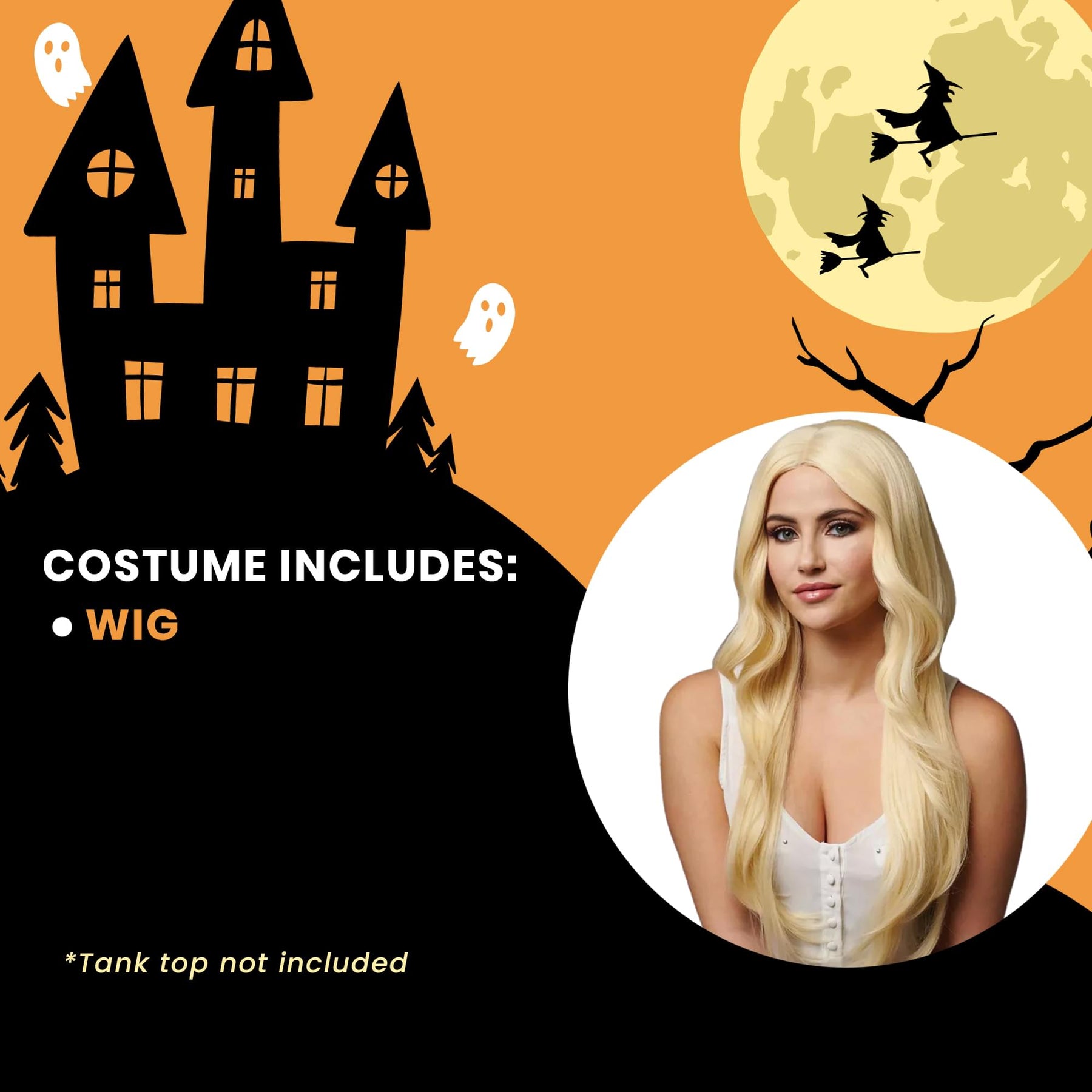 Summer Berry Adult Blonde Costume Wig