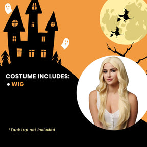 Summer Berry Adult Blonde Costume Wig