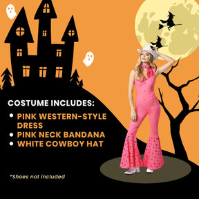 Barbie-Inspired Classic Doll Western Dress Adult Costume