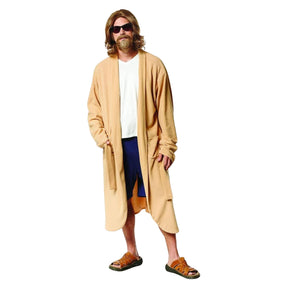 Lazy Guy Costume Robe With Wig | One Size