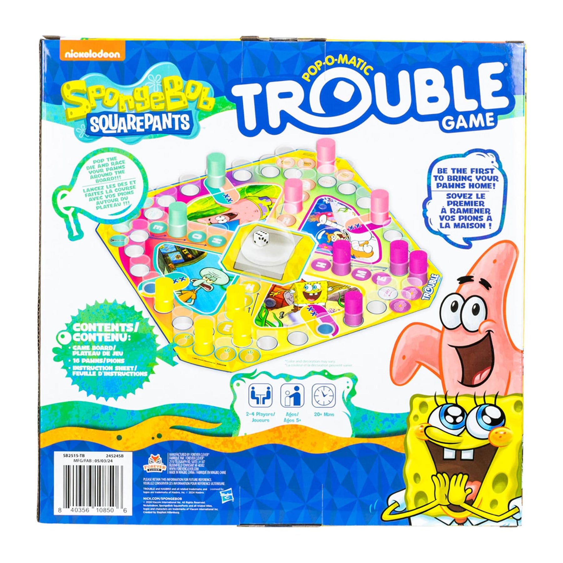 Sponge Bob Square Pants Trouble Game