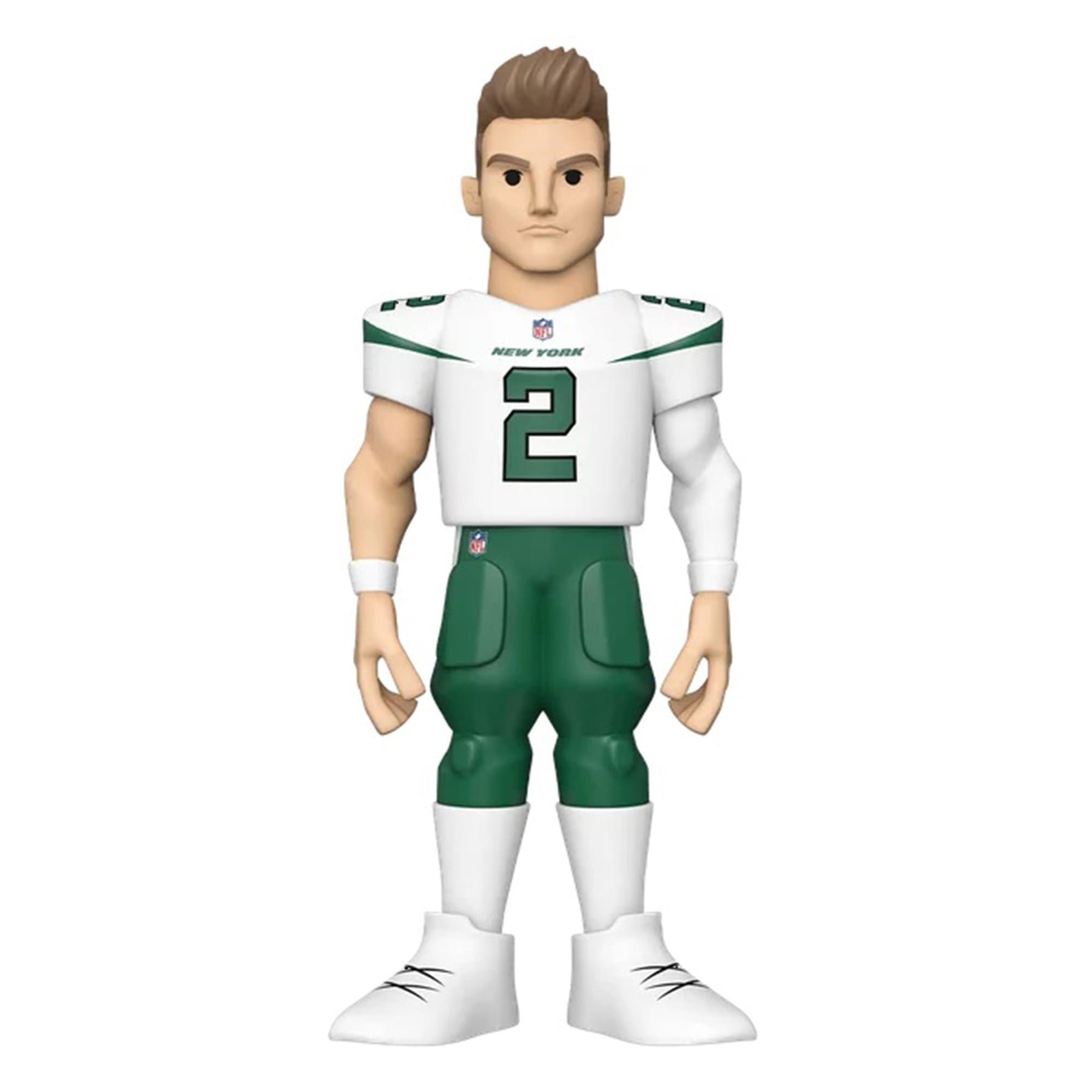 NY Jets NFL Funko Gold 12 Inch Vinyl Figure | Zach Wilson