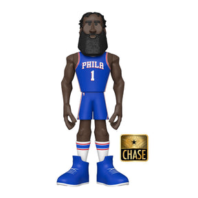 Philadelphia 76ers NBA Funko Gold 12 Inch Vinyl Figure | James Harden Chase