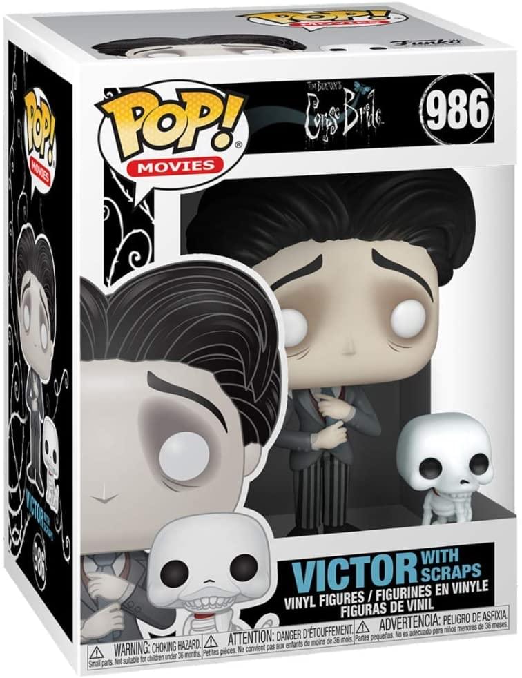 Corpse Bride Funko POP & Buddy Vinyl Figure | Victor & Scraps