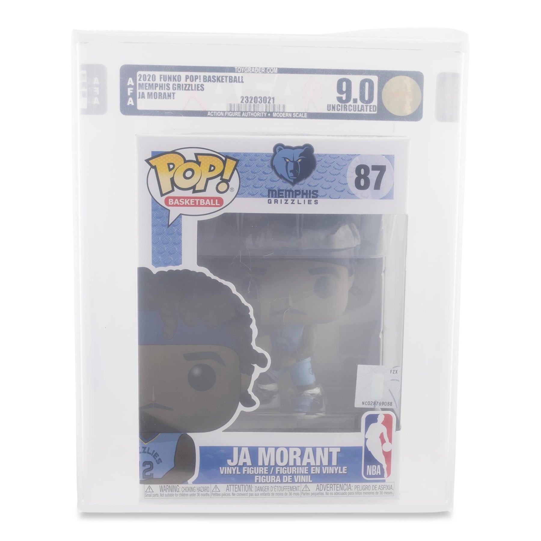 NBA Memphis Grizzlies Funko POP | Ja Morant (Alternate) | Rated AFA 9