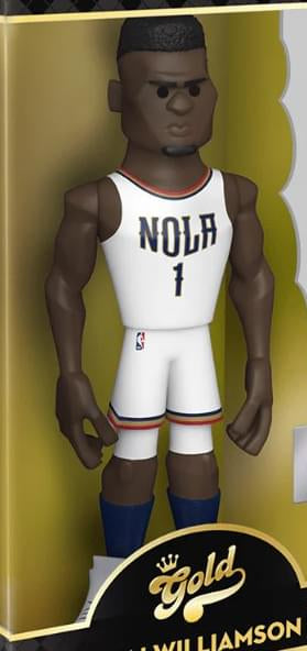 New Orleans Pelicans NBA Funko Gold 5 Inch Vinyl Figure | Zion Williamson