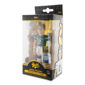 NY Jets NFL Funko Gold 5 Inch Vinyl Figure | Zach Wilson CHASE