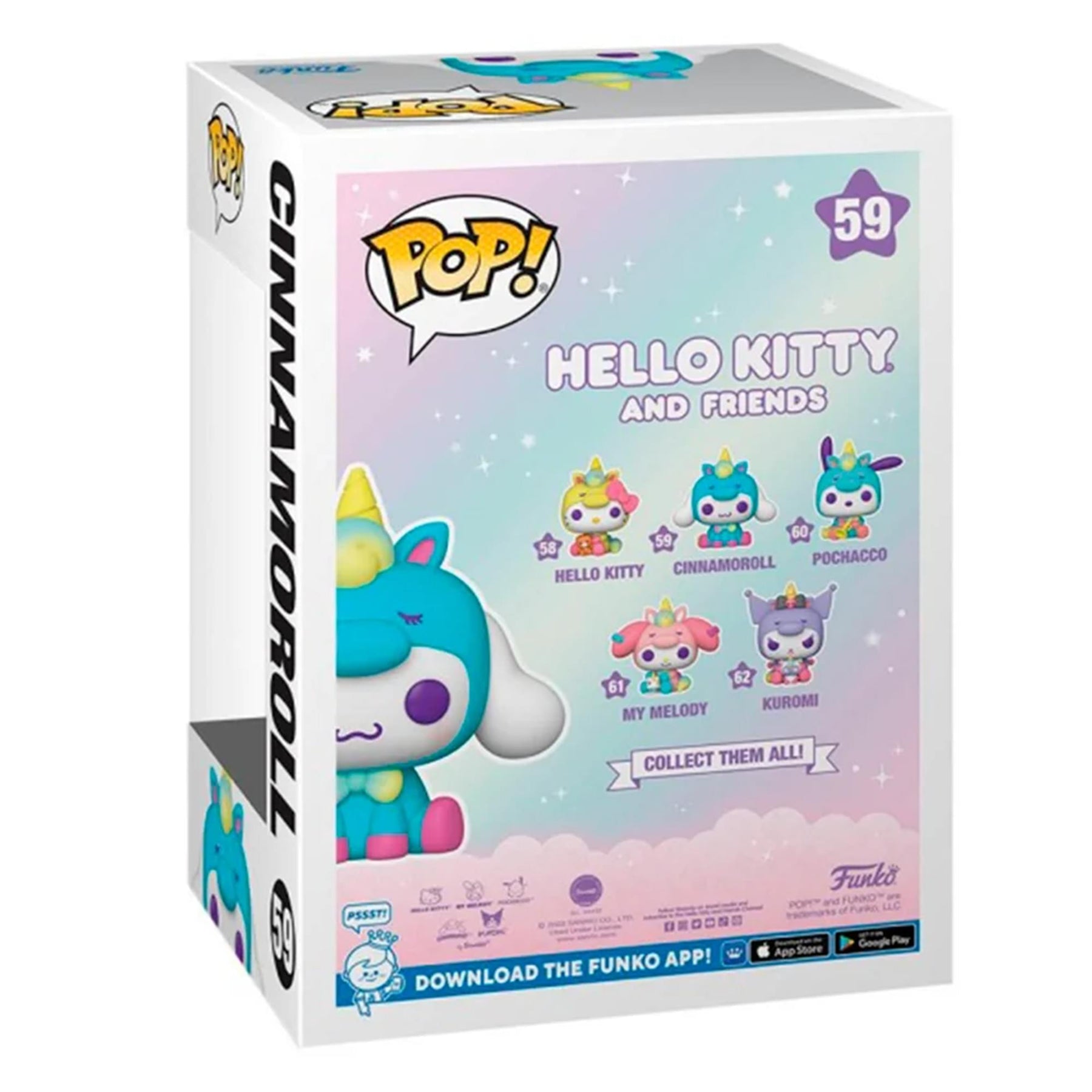 Sanrio Hello Kitty and Friends Funko POP | Unicorn Party Cinnamoroll