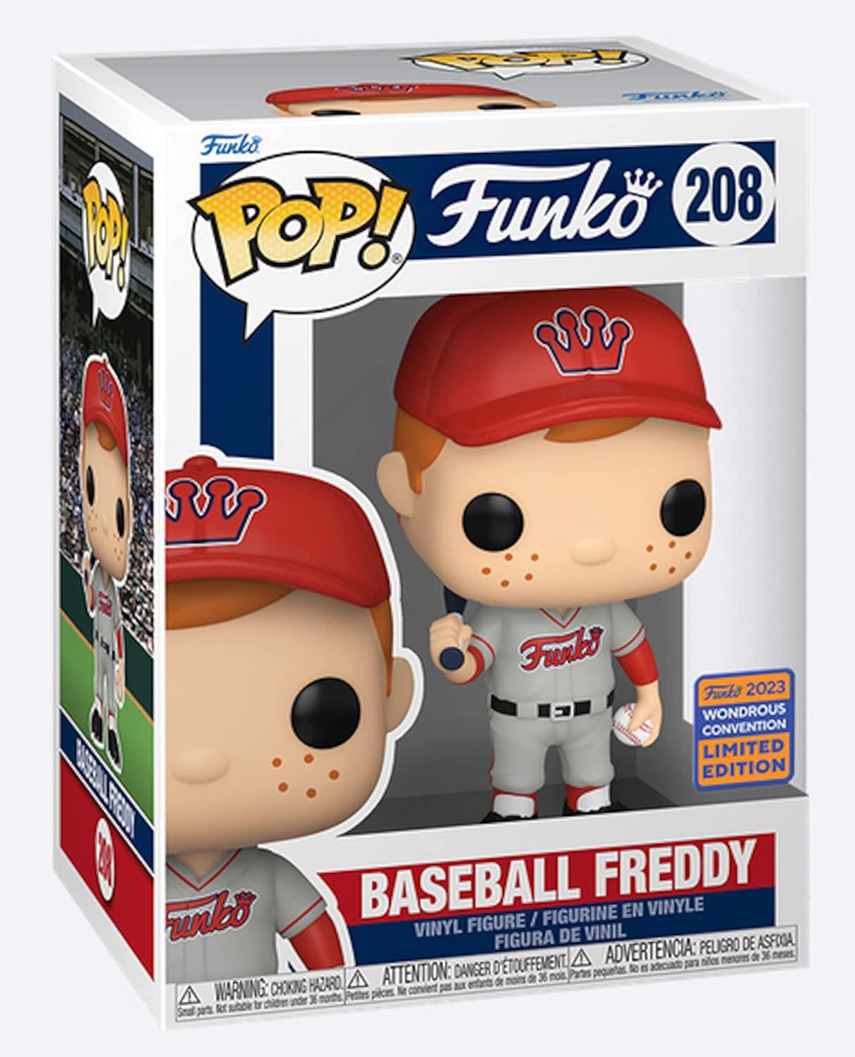 Exclusive Funko POP | Baseball Freddy (Red Hat)