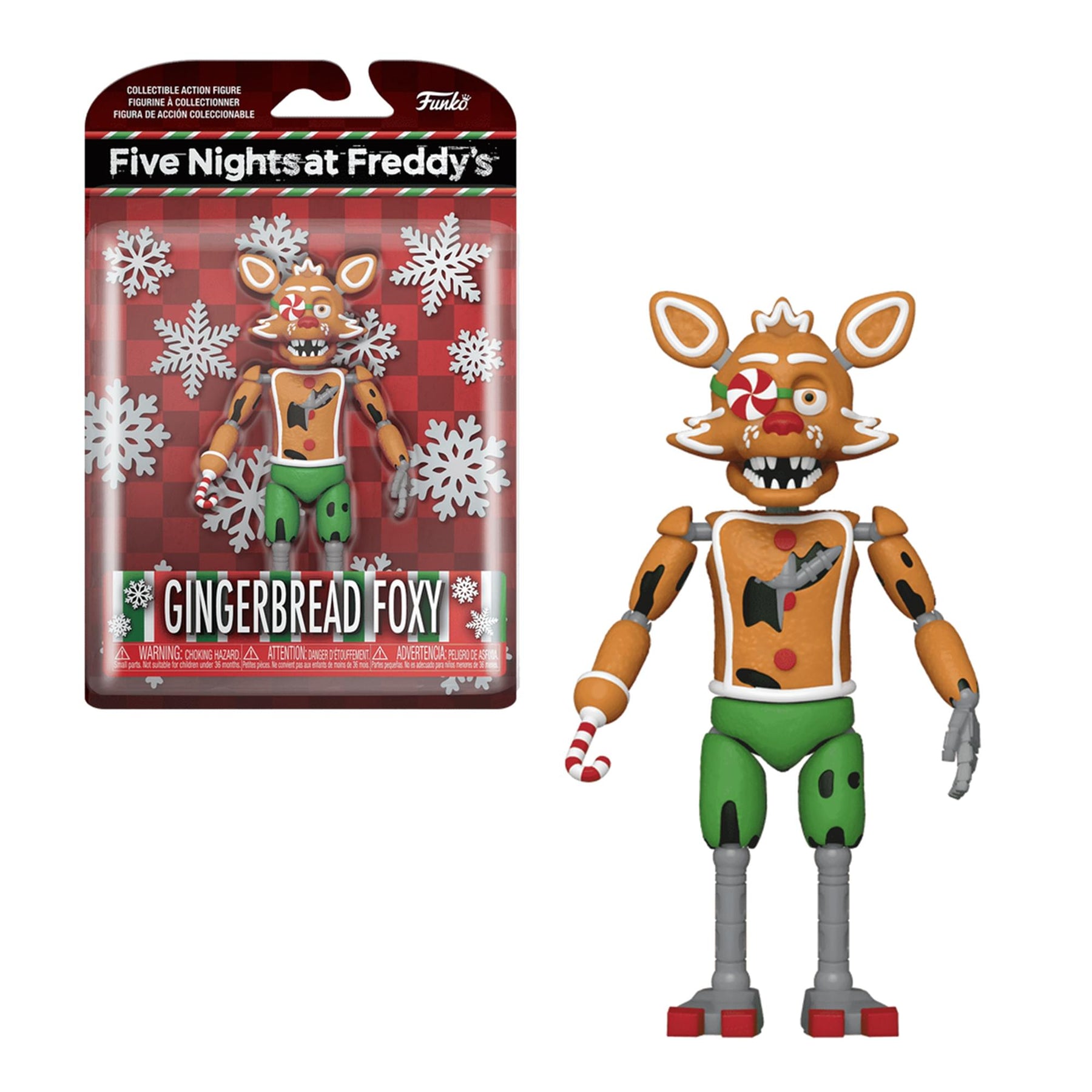 Five Nights At Freddy's 5 Inch Action Figure | Gingerbread Foxy