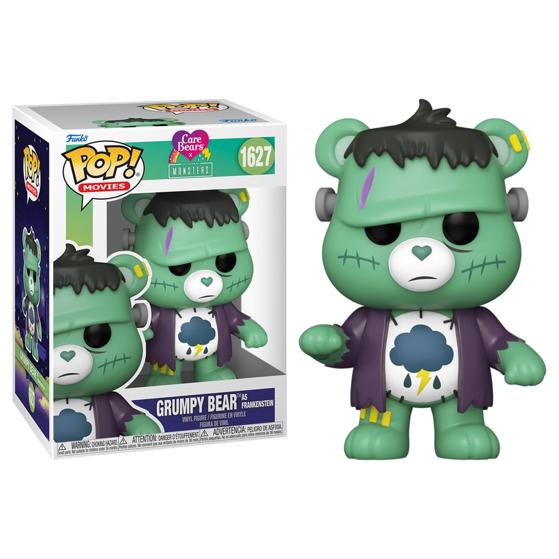 Care Bears X Universal Monsters Funko POP | Grumpy Bear as Frankenstein