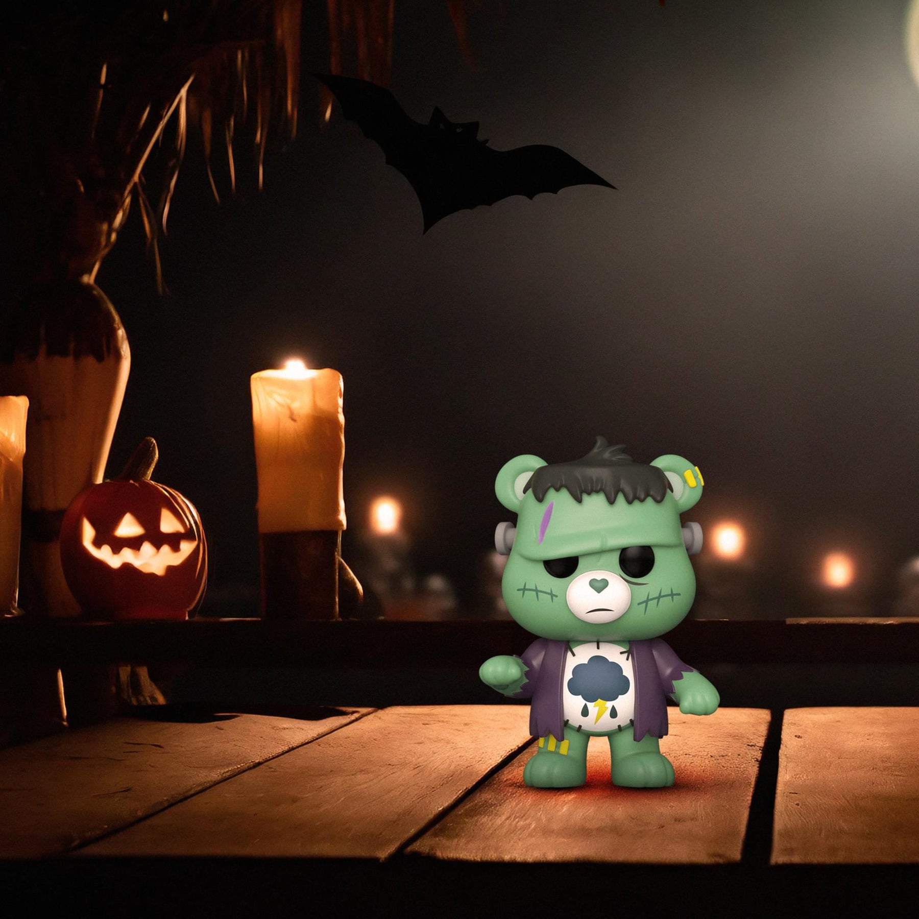 Care Bears X Universal Monsters Funko POP | Grumpy Bear as Frankenstein