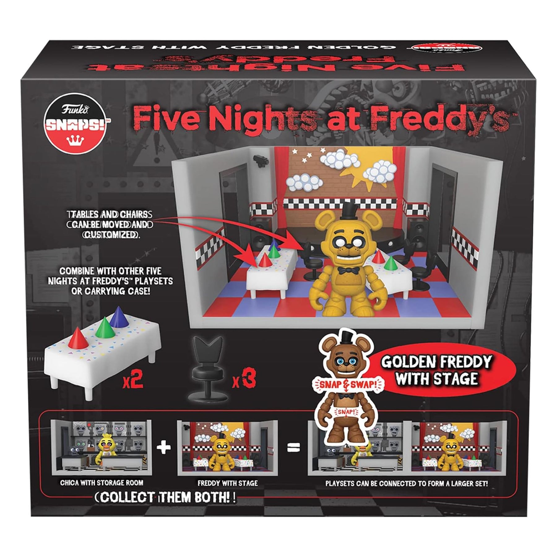 Five Nights at Freddy's Funko Snaps! Golden Freddy Playset