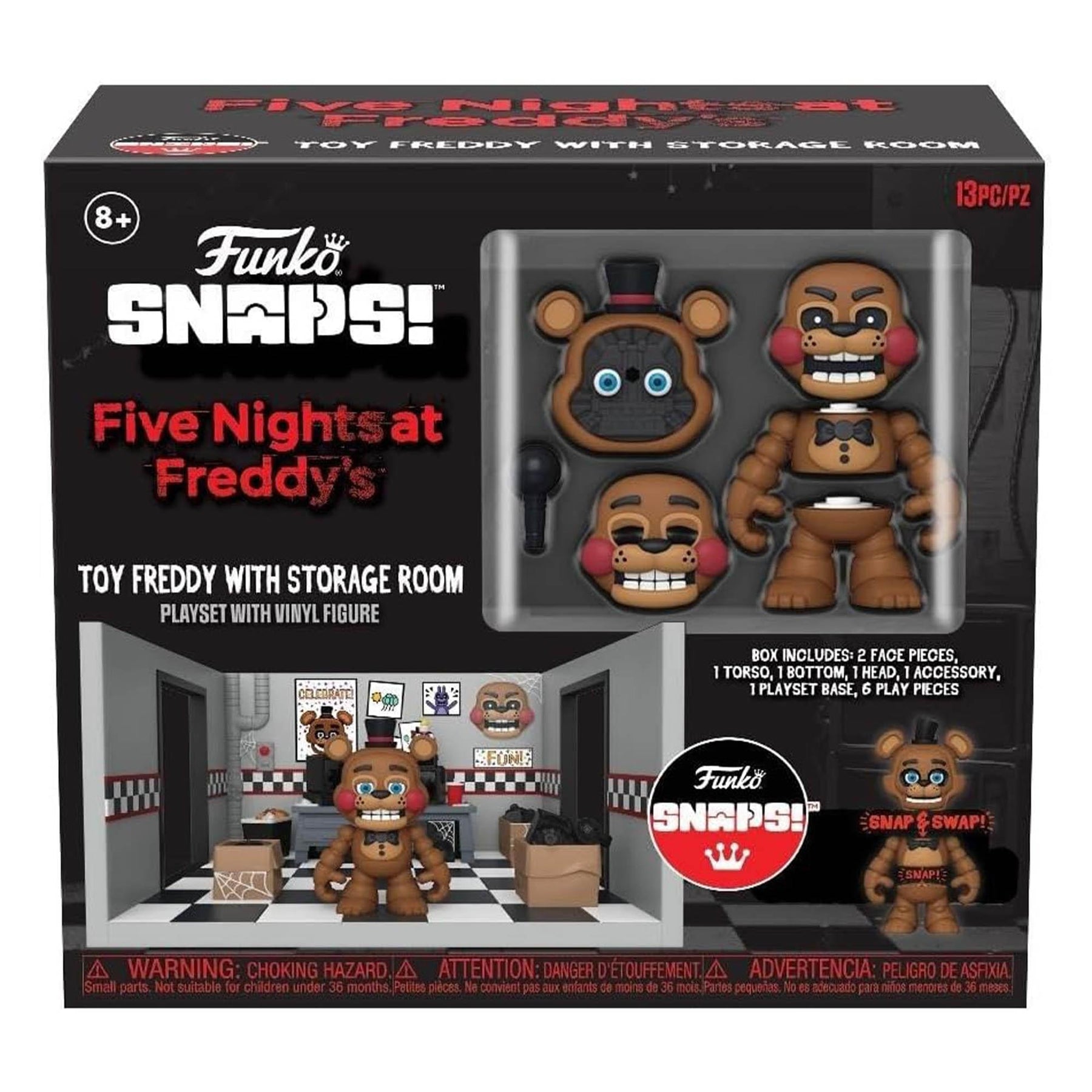 Five Nights at Freddy's Funko Snaps! Freddy with Storage Room