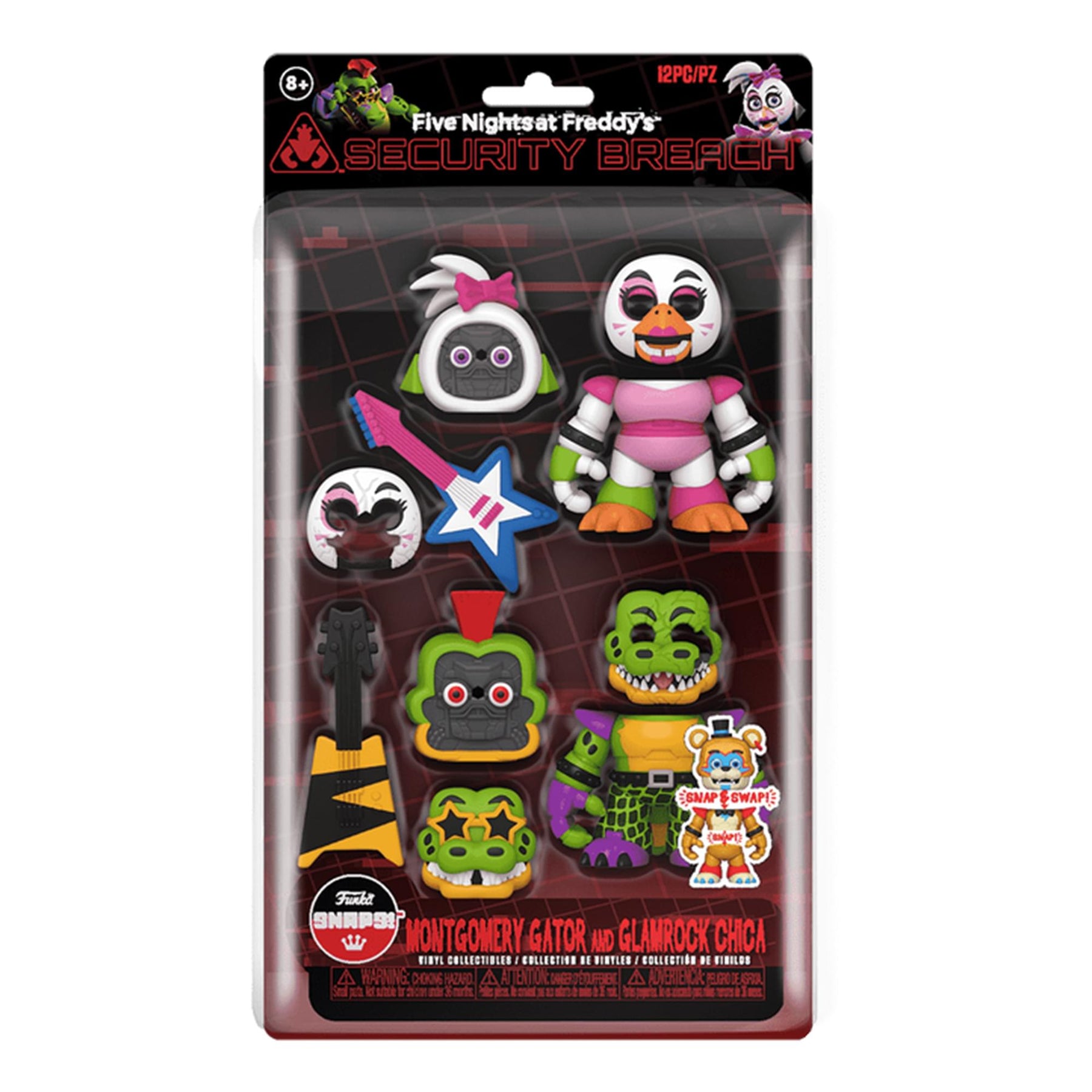 Five Nights at Freddy's Funko Snaps! Montgomery Gator and Glamrock Chica 2-Pack