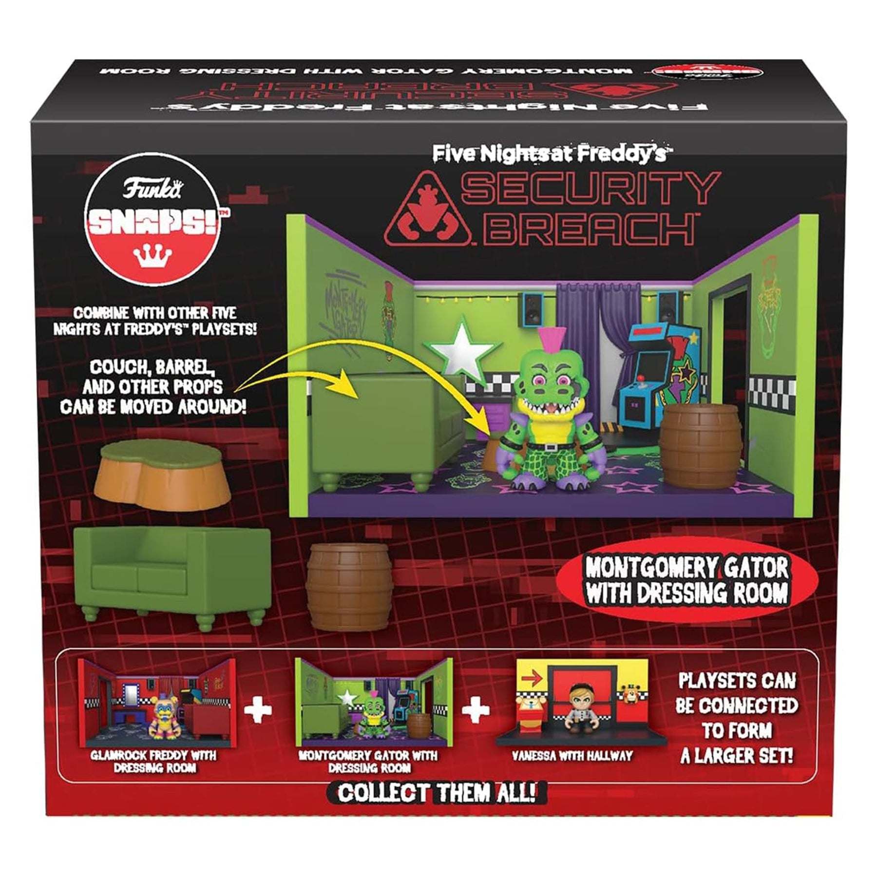 Five Nights at Freddy's Funko Snaps! Montgomery Gator with Dressing Room