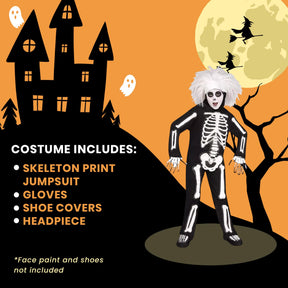 Saturday Night Live David S Pumpkins Beat Boy Skeleton Child Costume