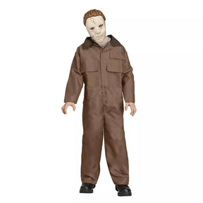 Michael Myers Costume With Memory Flex Mask Child