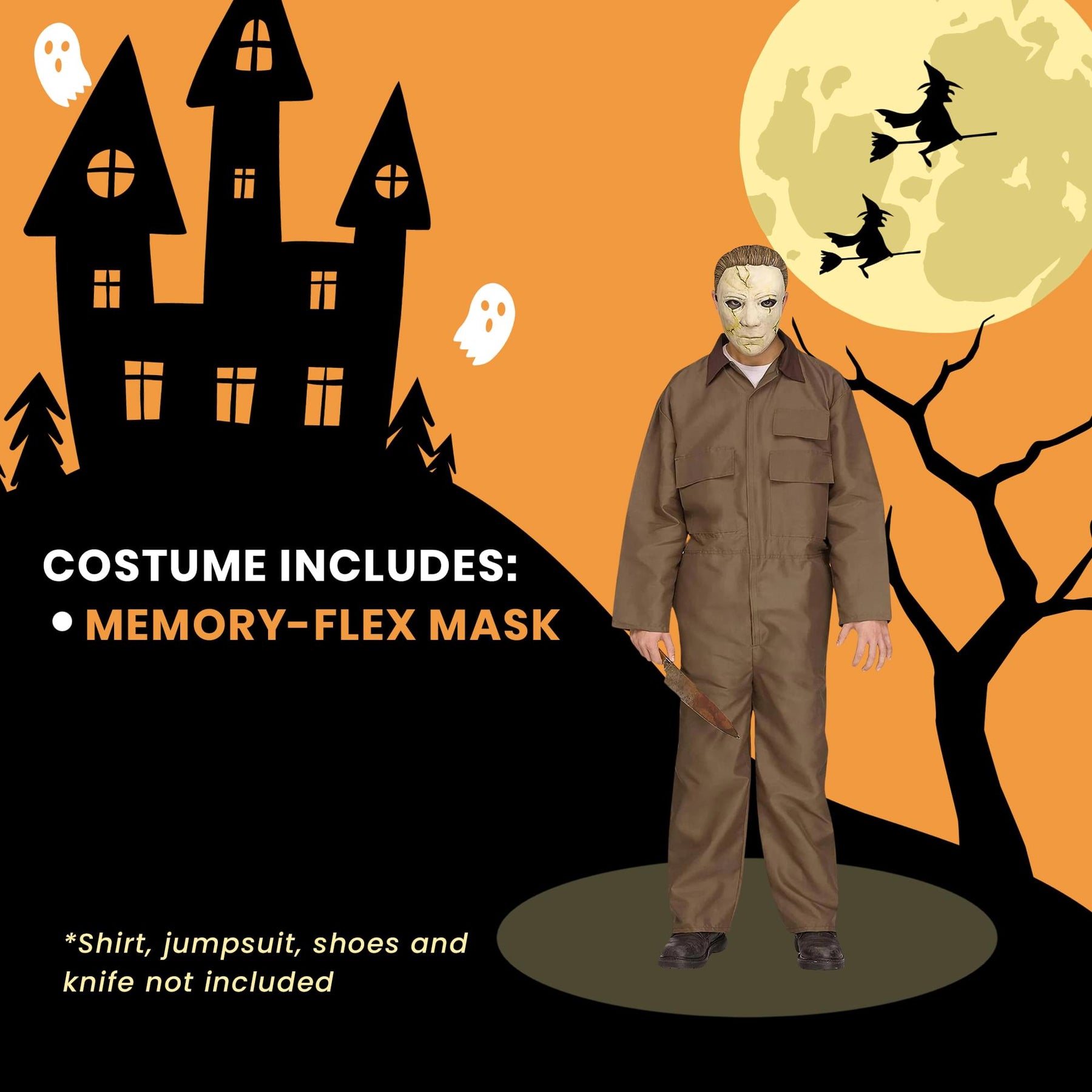 Halloween Michael Myers Beginning Memory Flex Teen Costume Mask