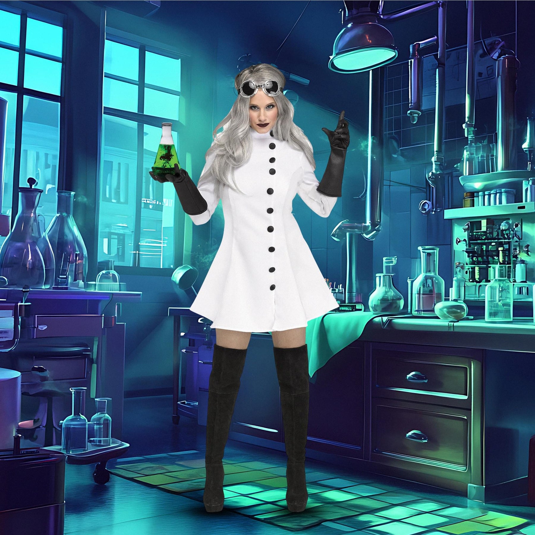 Mad Scientist Women's Costume