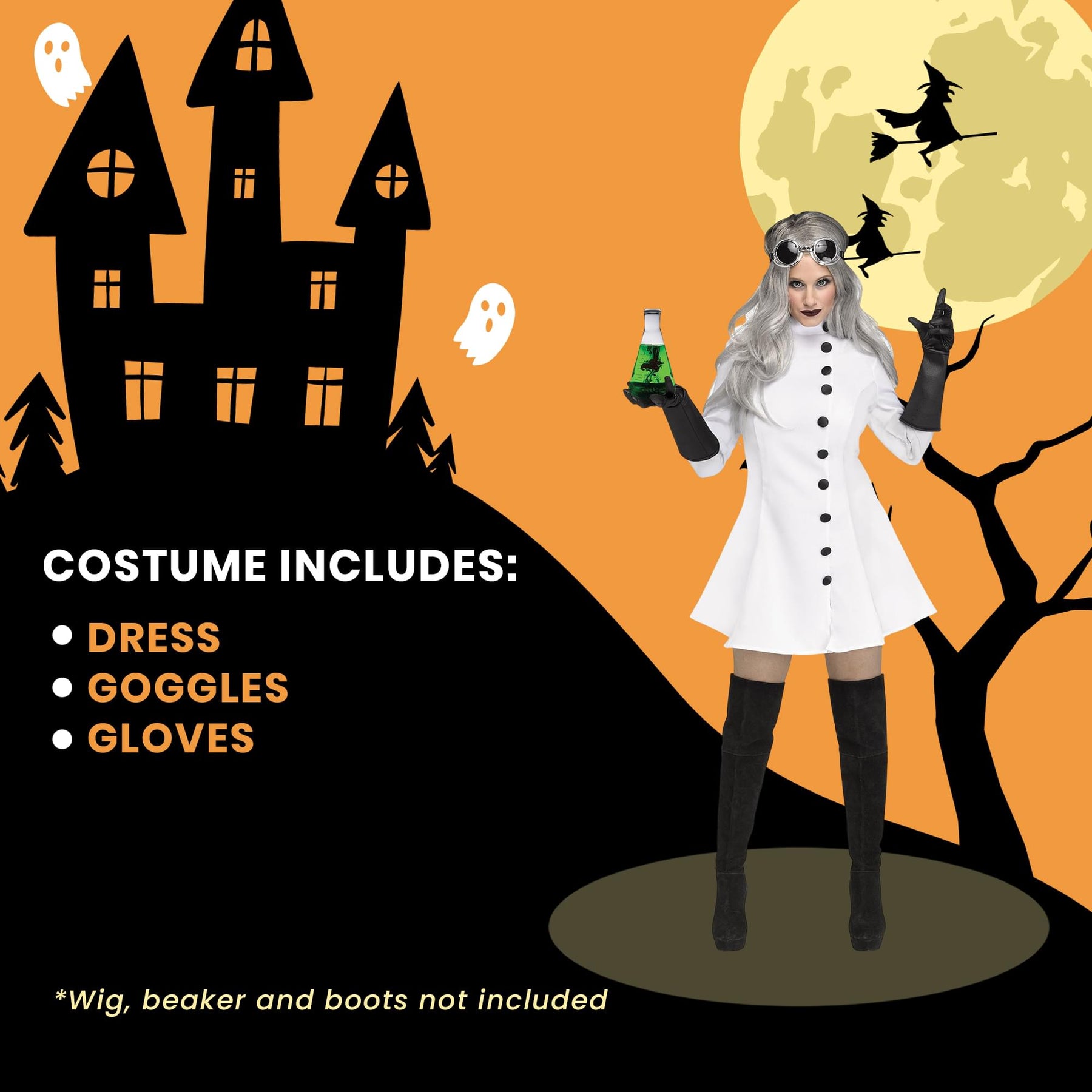 Mad Scientist Women's Costume